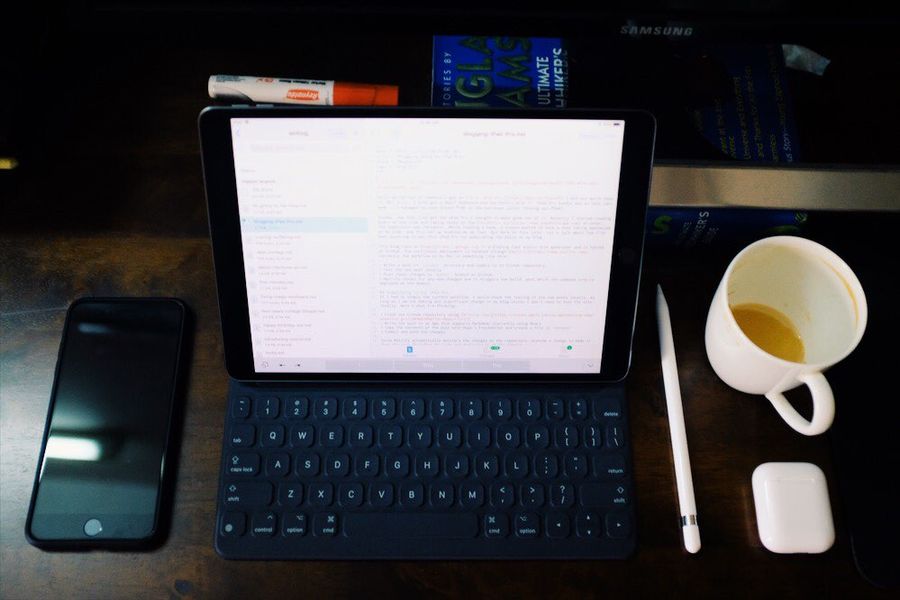 Blogging Setup on iPad Pro